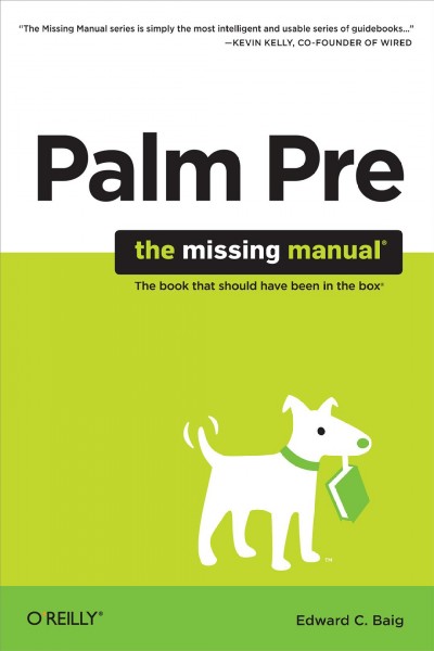 Palm Pre : the missing manual.